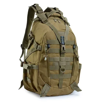 

40L Camping Backpack Military Bag Men Travel Bags Tactical Army Molle Climbing Rucksack Hiking Outdoor Sac De Sport Tas B264