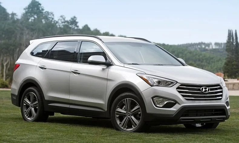 Для авто багажник на крышу багажник для hyundai Grand SantaFe 2013. Высокое качество ABS автомобильные аксессуары