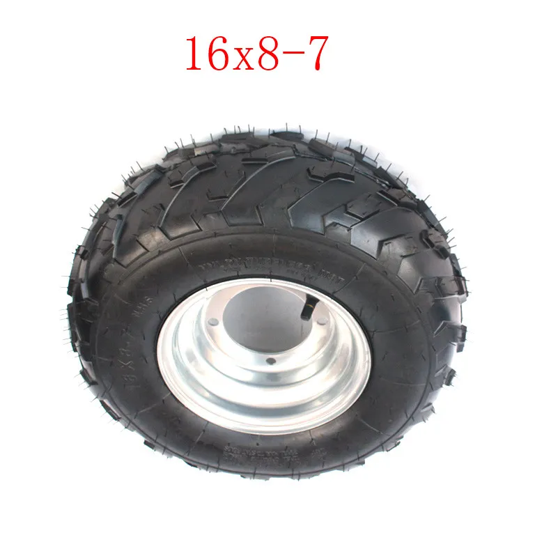 Высококачественный картинг детская коляска ATV UTV 16X8-7 дюймов бескамерное колесо шины Go Kart Нобби