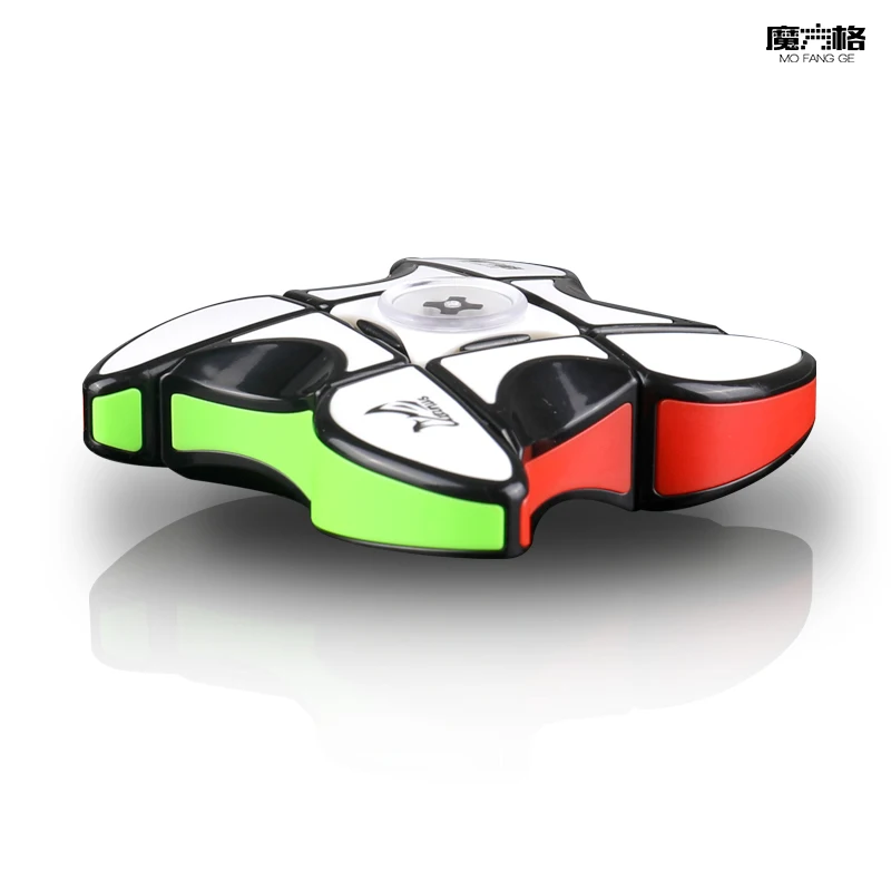 Qiyi Cube 1x3x3 ветряная мельница кончик пальца Fidget Spinner волшебный куб 2 в 1 головоломка