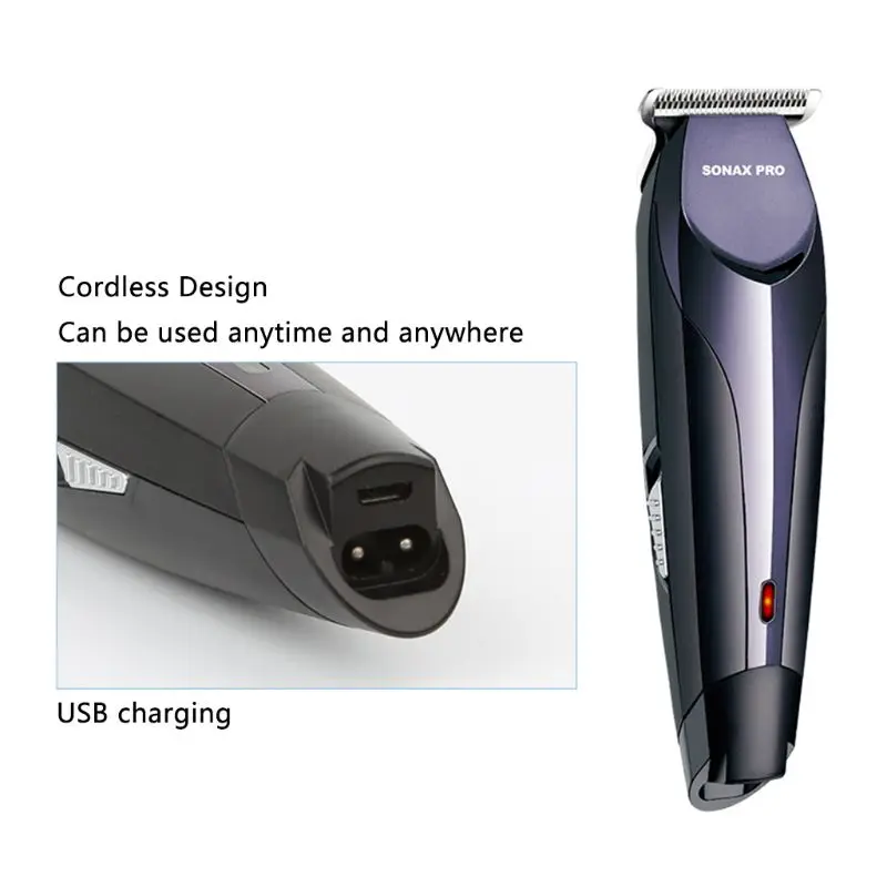 USB электрическая машинка для стрижки волос перезаряжаемая профессиональная триммер для волос для взрослых Бесшумная Бритва для волос Детская Бритва для волос Беспроводная стильная