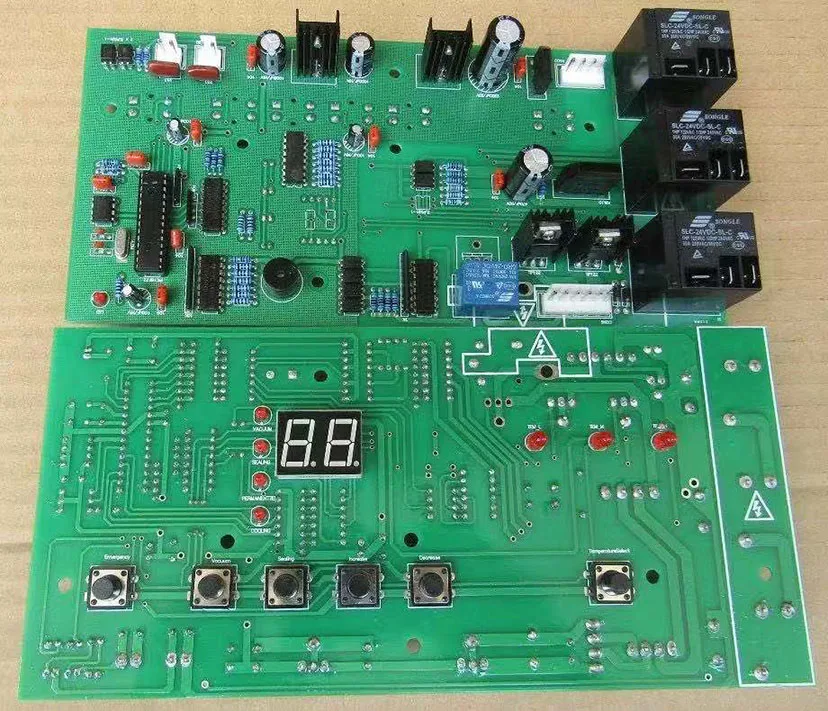 Монтажная плата электрическая монтажная панель для DZ-400 вакуумная упаковочная машина запасные части - Цвет: Красный