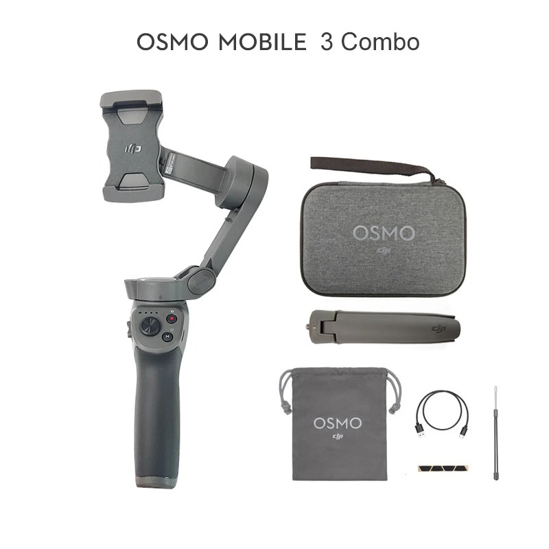 DJI Osmo Mobile 3/Osmo Mobile 3 Combo is a foldable gimbal for smartphones  with intelligent functions In stock