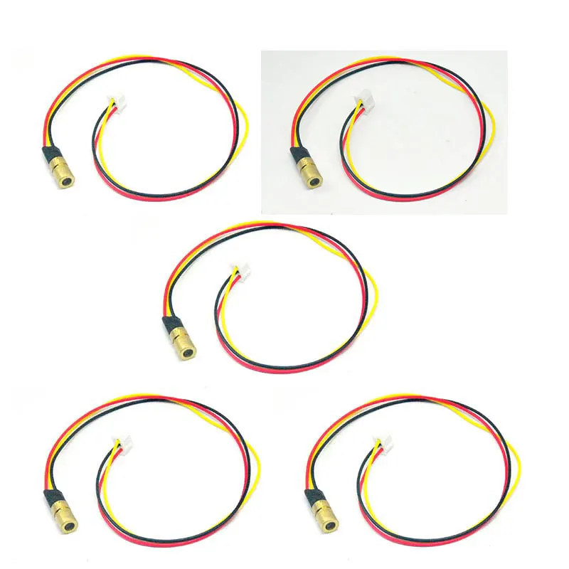 5V мини Тип Латунь 980nm 30mw инфракрасный лазерный модуль w фокусируемая точка w ttl 0-15 кГц 8X13 мм упаковка из 5
