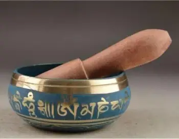 

AA88 beautiful Tibetan Buddhism Cuprum Mantra Singing Bowl