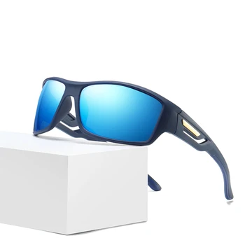 

Sunglasses men polarized uv400 high quality Brand Design Rectangle Mirror Sport Luxury Vintage Male Sun Glasses Driver Shades