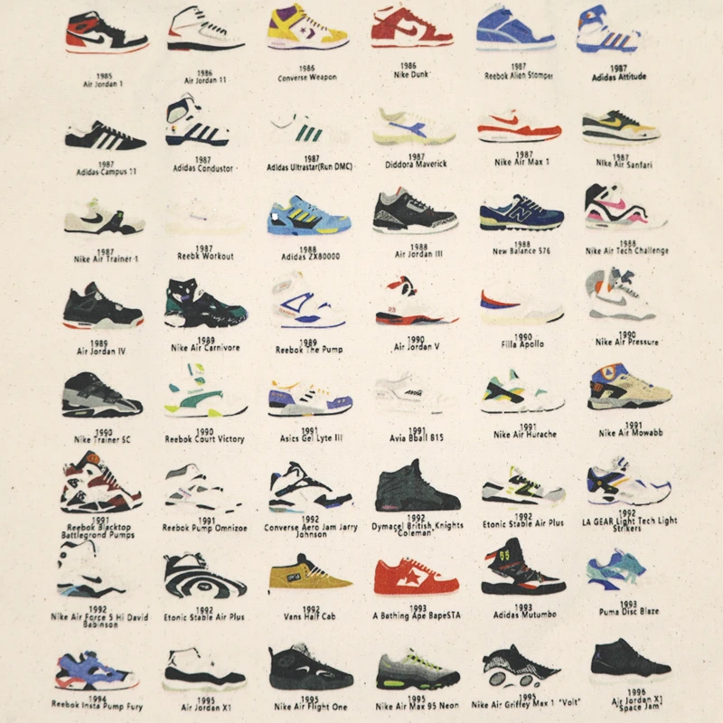 Youda классическая спортивная обувь оригинального дизайна Холщовая Сумка с