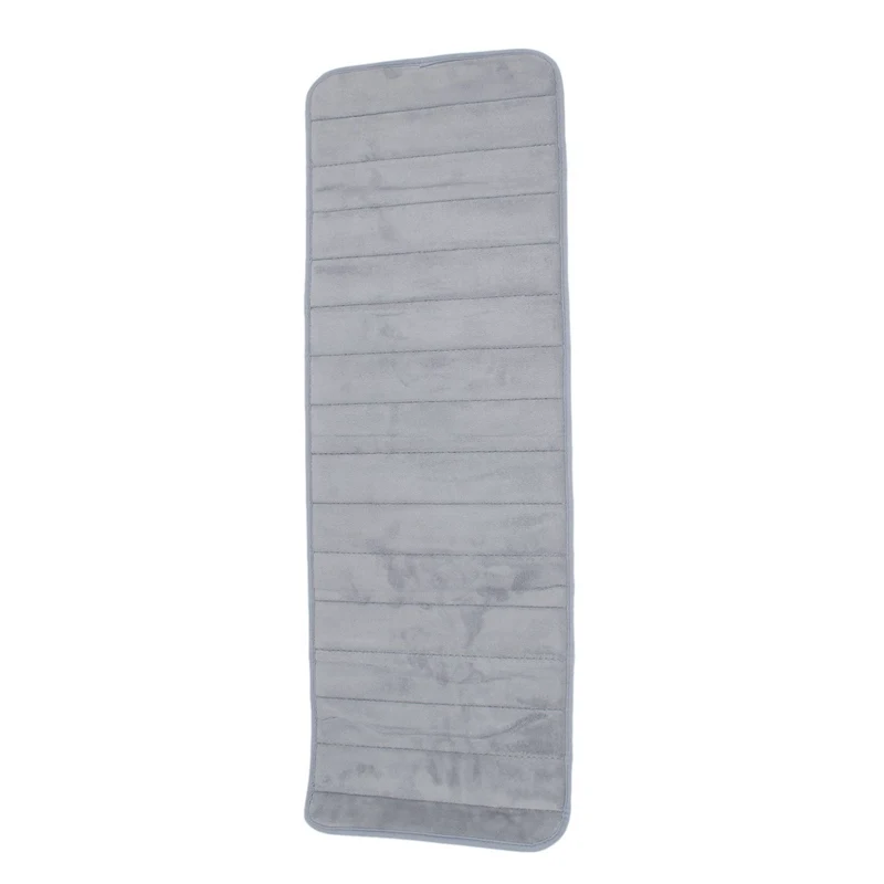 120x40cm Absorbent Nonslip Memory Foam Kitchen Bedroom Door Floor Mat Rug Carpet Gray