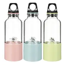 500 мл USB перезаряжаемая электрическая соковыжималка, 6 лезвий, соковыжималка для овощей, бутылка для смузи, детская еда, мини-смешивающая чашка, Прямая