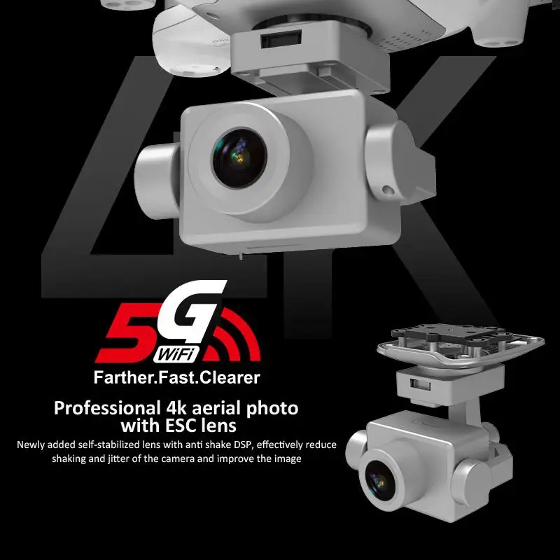 US $107.61 X35 Rc Quadcopter Drone 4k Profissional Gps Drones With Camera Hd Gimbal Fpv 5g Wifi 1km Flight Distance Dron