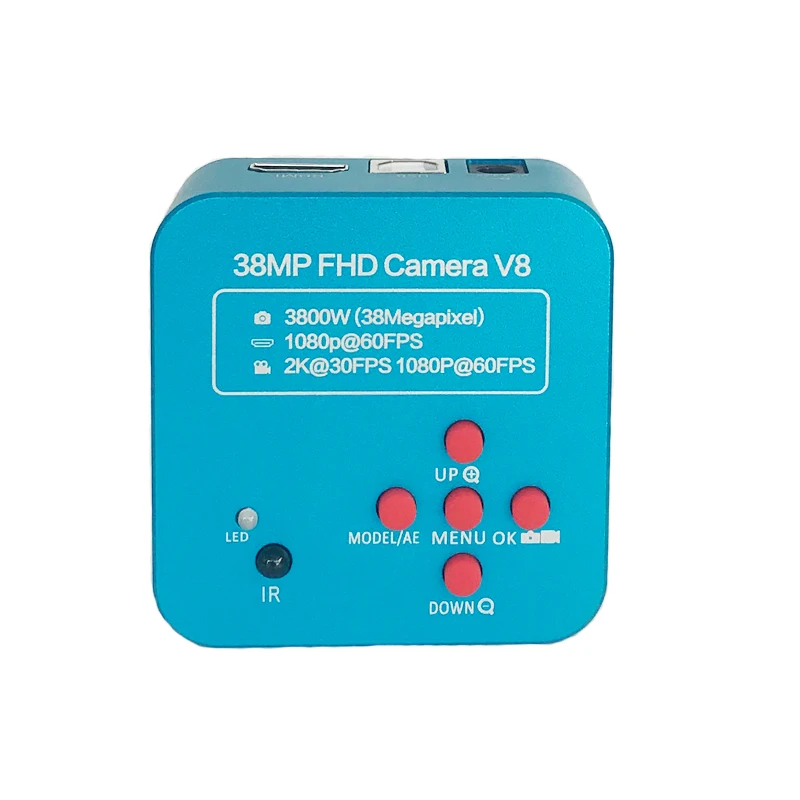  2020 All -in one 38MP HDMI USB digital video microscope camera for industrial lab phone jewlery rep