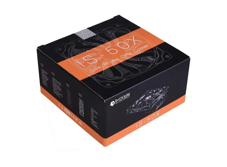 ID-COOLING IS-50X радиатор пять тепловых труб 12 см контроль температуры itx htpc ультратонкий вентилятор