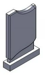 

Stela in 850 * W 550 * t 70