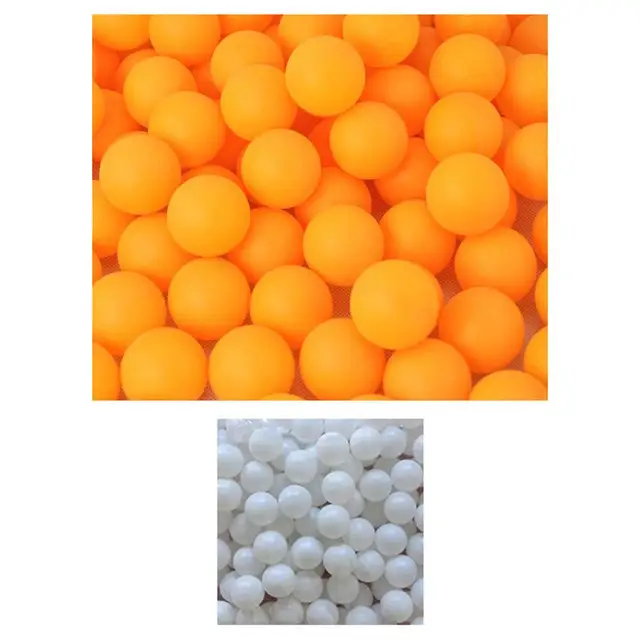 40mm/1.6inch Pack of 150Pcs White Yellow Balls Practice Ping Pong Balls Table Tennis Training Ball Set Lottery Game Advertisemen 1