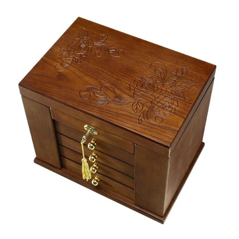 Деревянный ювелирный замок для ящиков деревянная принцесса Европейский тип