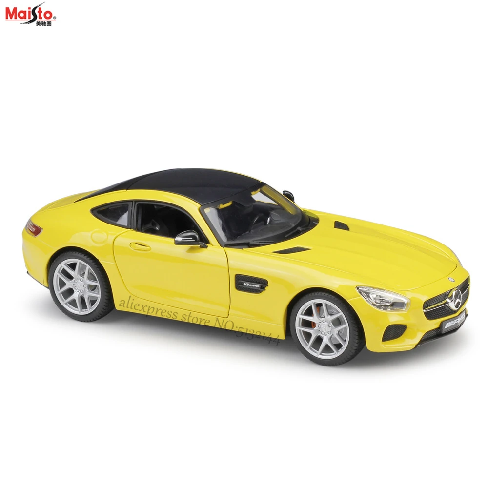 Maisto 1:18 Mercedes-Benz AMG GT спортивный автомобиль сплав Ретро модель автомобиля классическая модель автомобиля украшение автомобиля коллекция подарок
