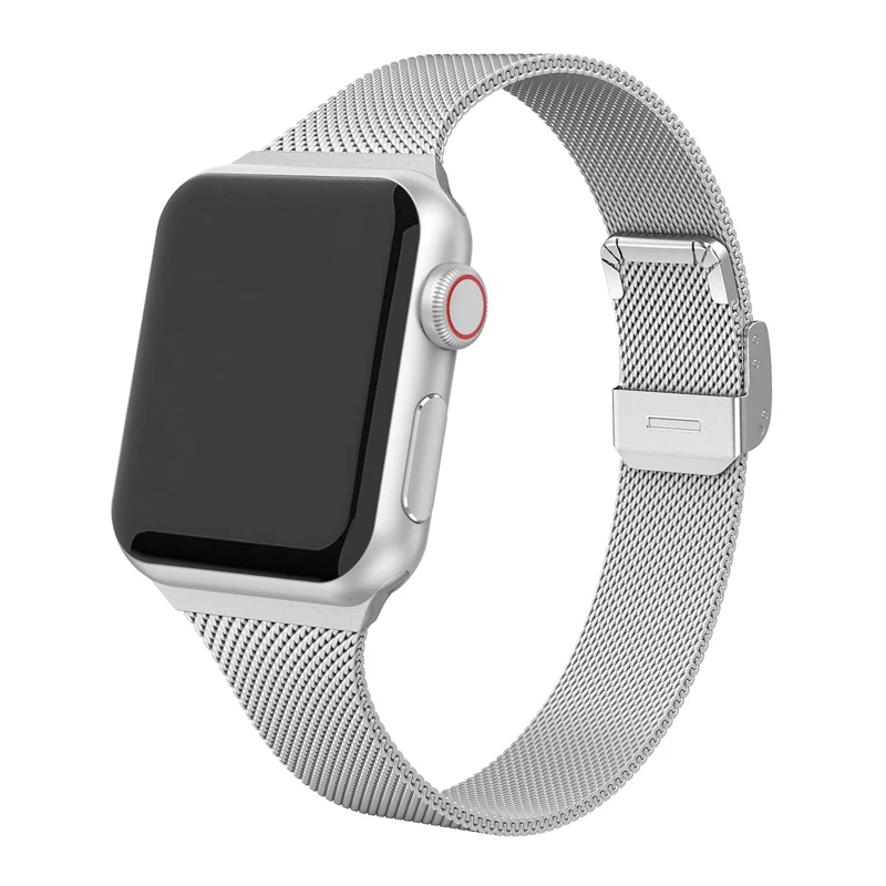 Для похудения браслет из нержавеющей стали для apple watch, 38 мм, ремешок, 40 мм apple watch ремешок 38 мм 40 мм наручных часов iwatch серии 5/4/3/2/1 wristbelt