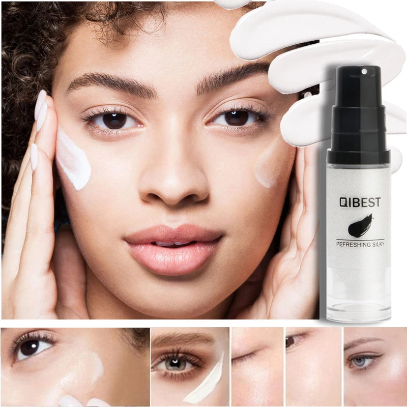 Жидкая Основа QIBEST для лица тональный крем меняющий цвет макияж стойкий