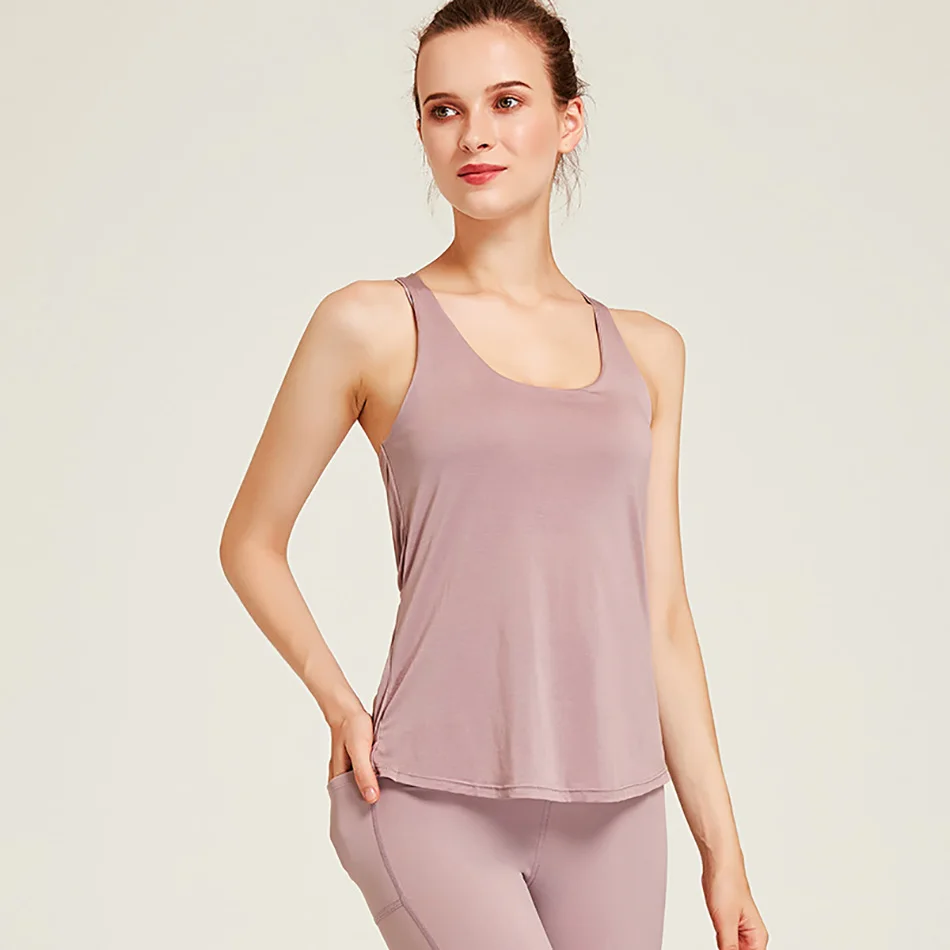 Chaleco deportivo de Yoga para mujer, camisa elástica de malla, Top Sexy con espalda cruzada, sujetador de Fitness para mujer, ropa de gimnasio sin mangas, ropa de entrenamiento para correr