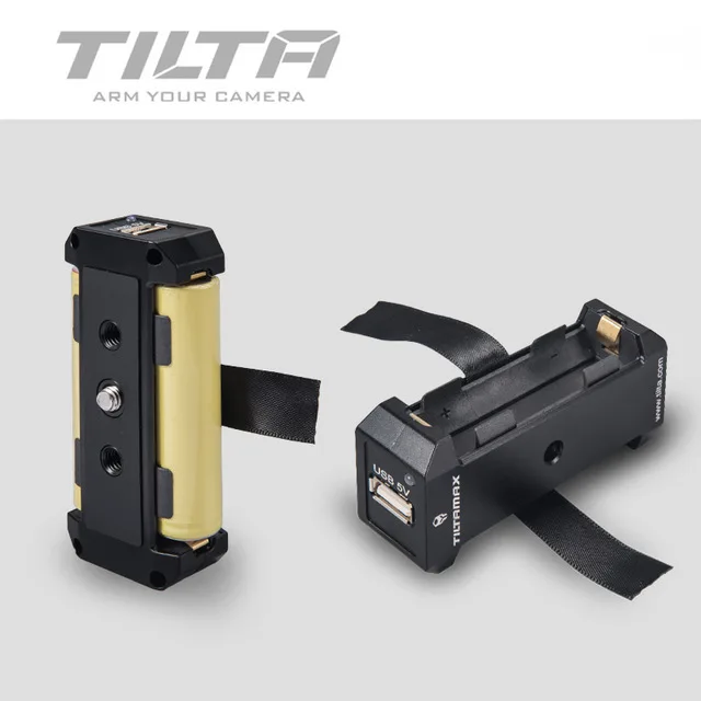 Tilta 18650 Питание коробка WLC-T04-BP-18650 с USB 5V DC 8V Мощность Выход для BMPCC 4K Камера клетка для непрерывного изменения фокусировки камеры мотор