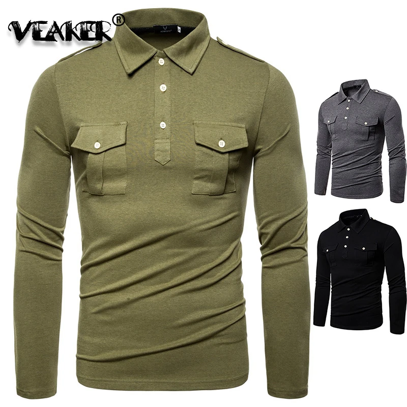 2019 Autumn Clothing Long Sleeve Polo 