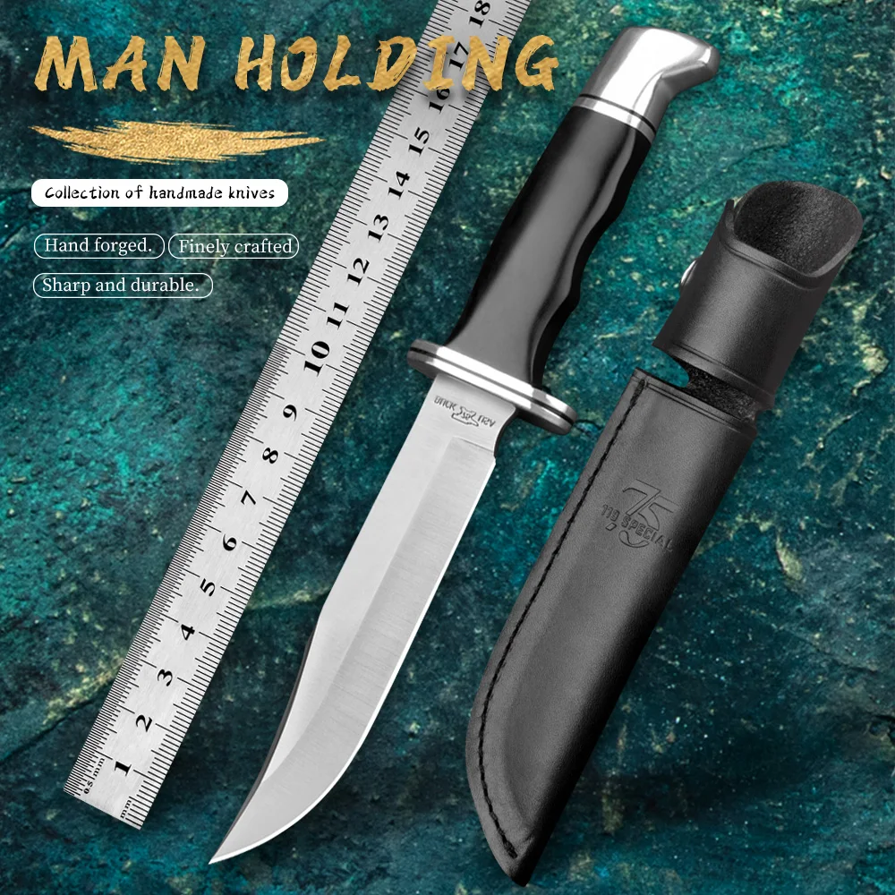 

Camping Fixed Knife Multi Cutter Tool Fruit Knife Intensive Outdoor Survival Straight Knife Lifesaver Knife Tactical Tools