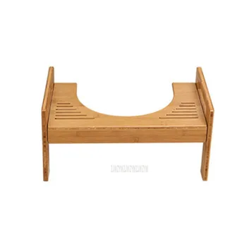 

Bamboo Toilet Foot Stool Bathroom Stool Squatting Constipation Assistant Bathroom Step Foot Stool For Children Pregnant Women