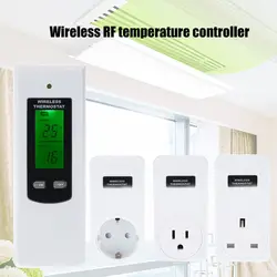 Беспроводной термостат RF Plug цифровой инфракрасный датчик температуры нагрева контроллер L5 #4