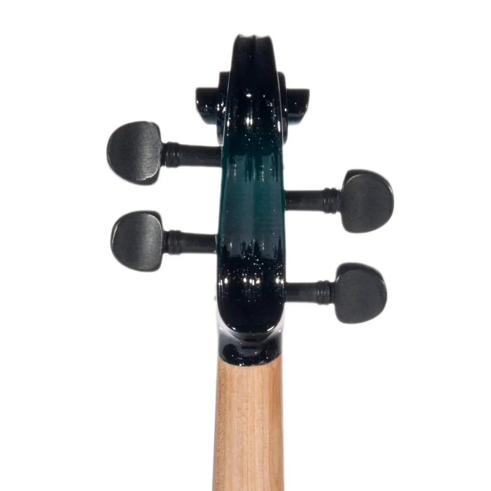 NAOMI Acoustic Violin 4/4 Violin Acoustic Fiddle + Case + Bow Rosin Blue Black NEW