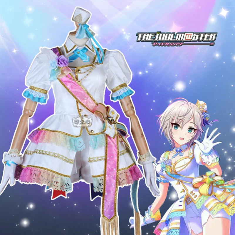Аниме «IDOLM@ STER»; Костюм Золушки для девочек; Костюм Золушки для костюмированной вечеринки для женщин на Хэллоуин; - Цвет: THE IDOLM STER