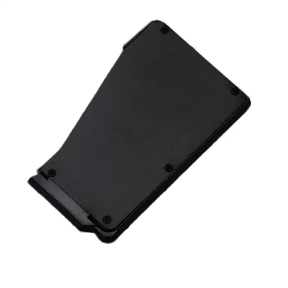 black wallet Модный алюминиевый кошелек с отделением для карт, тонкий карбоновый держатель для карт, металлический кошелек, мужской кошелек - Цвет: black wallet