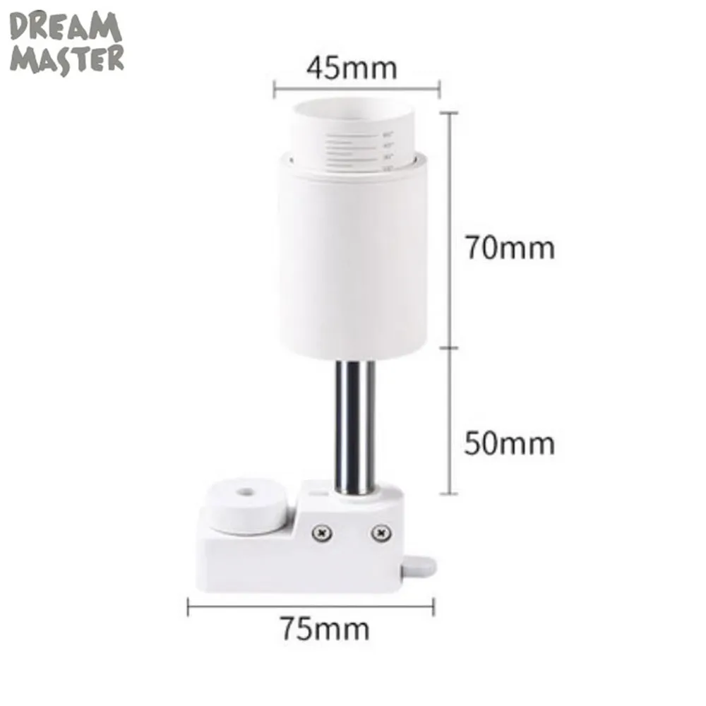 white track light Скандинавский масштабируемый светодиодный светильник с 15 до 60 градусов, вращающийся светильник для кофейни, магазина одежды, рельсовый трек, точечный светильник, светодиодный светильник для шкафа - Испускаемый цвет: white track light