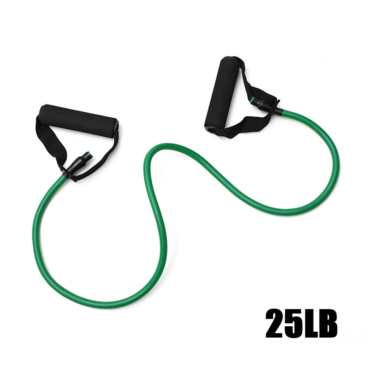 TPE green (8-13LB) Тянущийся трос для йоги эластичные Эспандеры для фитнеса Кроссфит тренировки Упражнение трубка практическая тренировка резиновый растяжимый расширитель - Цвет: TPE green (8-13LB)