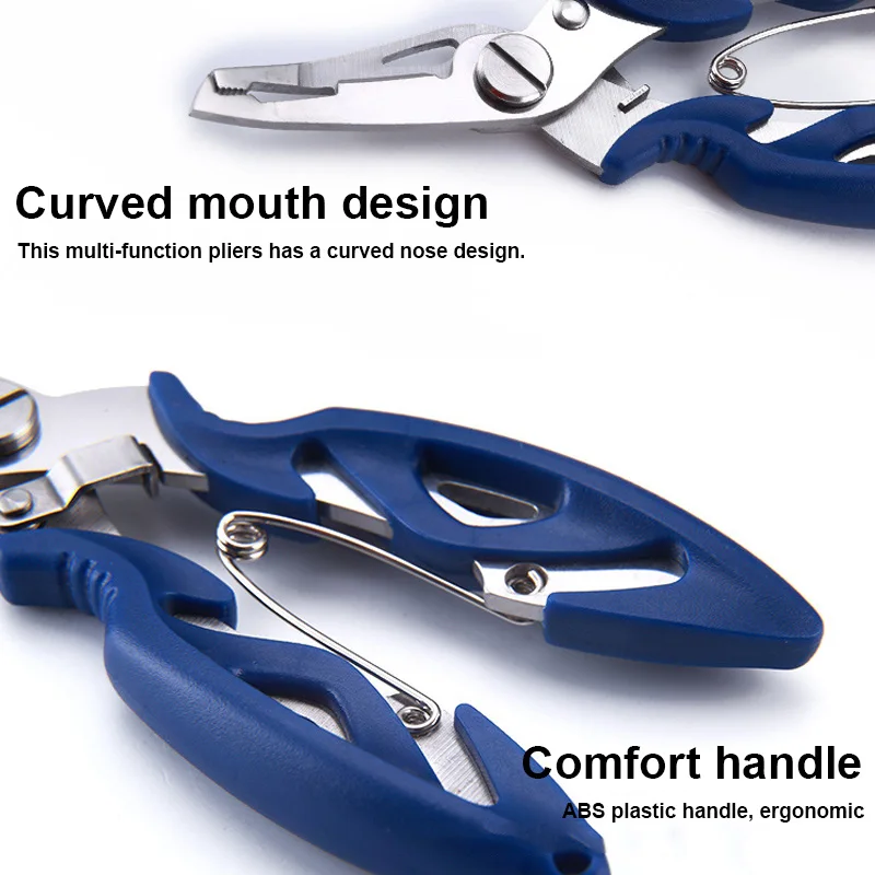 Fishing Scissors Pliers Line Cutter Remove Hook Tackle Tool Stainless Steel Accessories THJ99