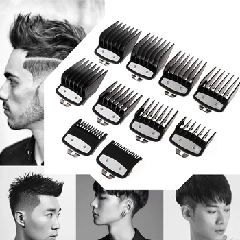 

1Pc Men Fashion 10 Sizes Cool Hair Clipper Limit Comb Salon Barber Replacement Cutting GuideAttachment Hair Trimmer Styling Tool