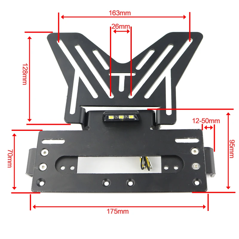 Мотоцикл ЗАДНИЙ ХВОСТ Tidy номерной знак держатель кронштейн Fender Eliminator комплект для Suzuki Yamaha Honda Triumph Ducati Kawasaki