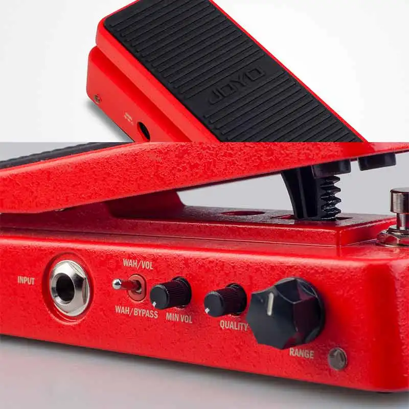 JOYO многофункциональная Wah WAH педаль Громкости Мини Портативная высококачественная педаль для гитары аксессуары для гитары