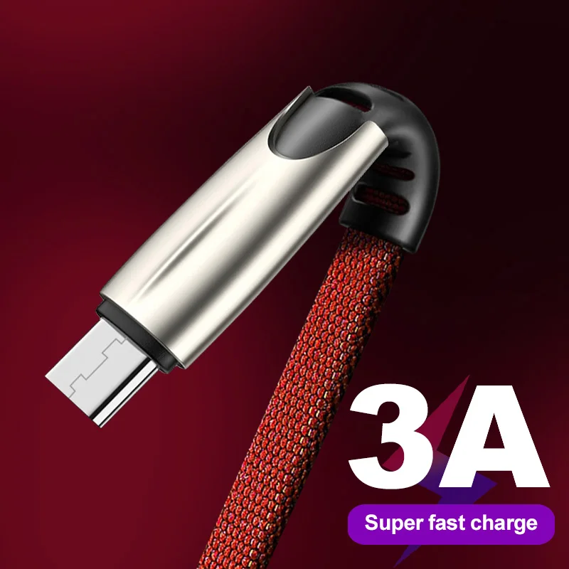 Leaf Micro USB кабель 3.0A Быстрая зарядка Micro usb кабель зарядного устройства для samsung S7 S6 J7 Xiaomi Redmi Note 5 4 Android Кабели для телефона