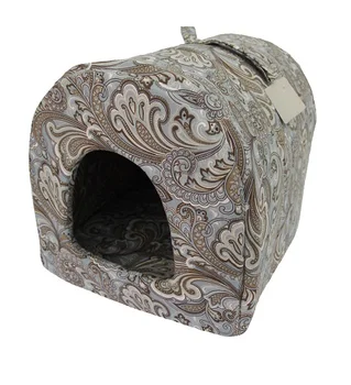 

Bobrovo YARD Dog House "NORA", cucumber, 39 x 53 x 39 cm