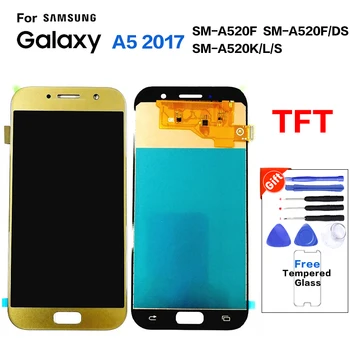 

For SAMSUNG Galaxy A5 2017 LCD Display Touch Screen Digitizer For samsung A520 A520F SM-A520F LCD Display Replacement With Tools