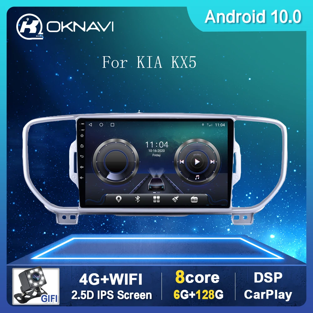 

Android 10.0 Car Multimedia Player Auto Radio For KIA KX5 2016-2019 Navigation GPS WIFI Bluetooth Stereo No 2din DVD Accessories
