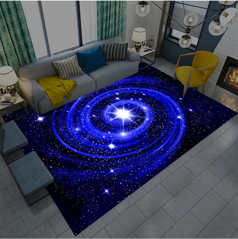 Cosmic Star ковер прямоугольной формы творческий дом Гостиная Спальня нескользящий коврик для пола