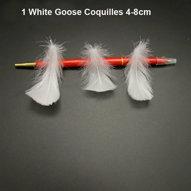 50Pcs/Lot! White Ostrich Goose Pheasant Feathers for Crafts Chicken Turkey Feather Wedding Party Accessories Decoration Plumes