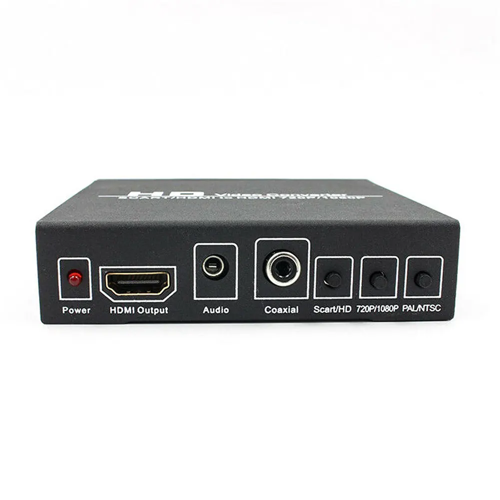 Из scart в HDMI конвертер Поддержка RGB и видеосигналы CVBS к HDMI 720 P/1080 P с Система электроснабжения ЕС для HDTV stb