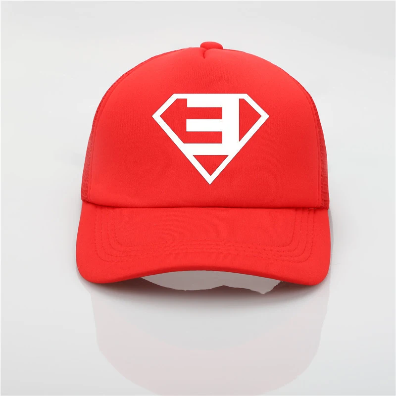 Модная сетчатая Кепка с принтом Eminem, бейсбольная кепка для мужчин и женщин, летняя трендовая Кепка для мужчин, новая молодежная Солнцезащитная шляпа, пляжный козырек, шляпа