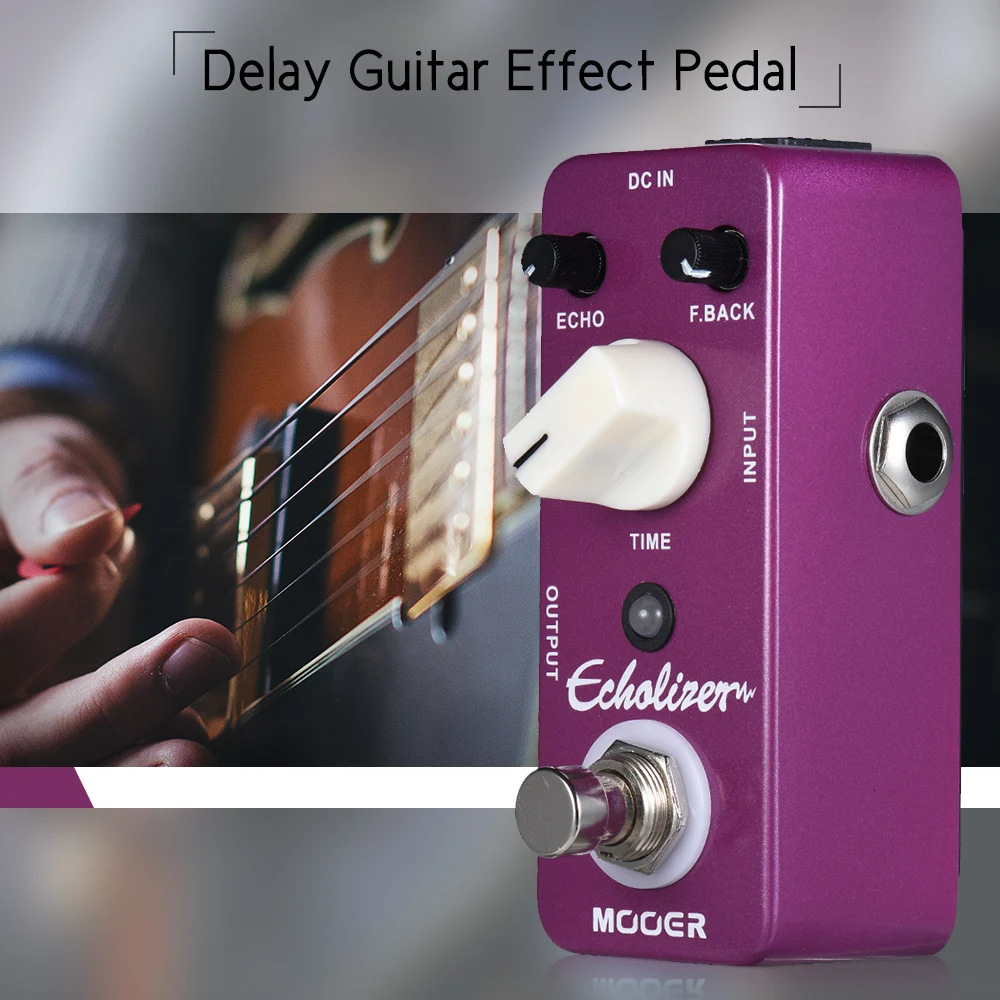 MOOER Echolizer гитарные педали с эффектом Delay True Bypass полностью металлический корпус