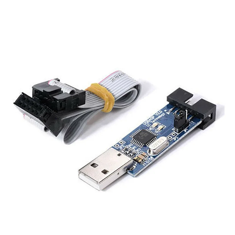 10 шт. USBASP USBISP AVR программист USB ISP USB ASP ATMEGA8 ATMEGA128 Поддержка Win7 64K