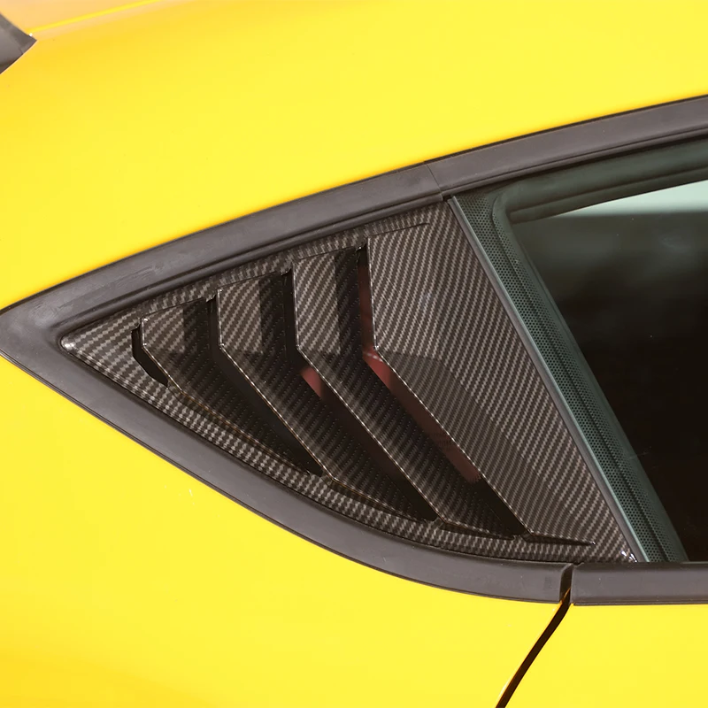 

For Toyota GR Supra A90 19-22 Car Rear Window Triangle Exterior ABS Car styling Shutter Deflector Decoration Modified Accessory