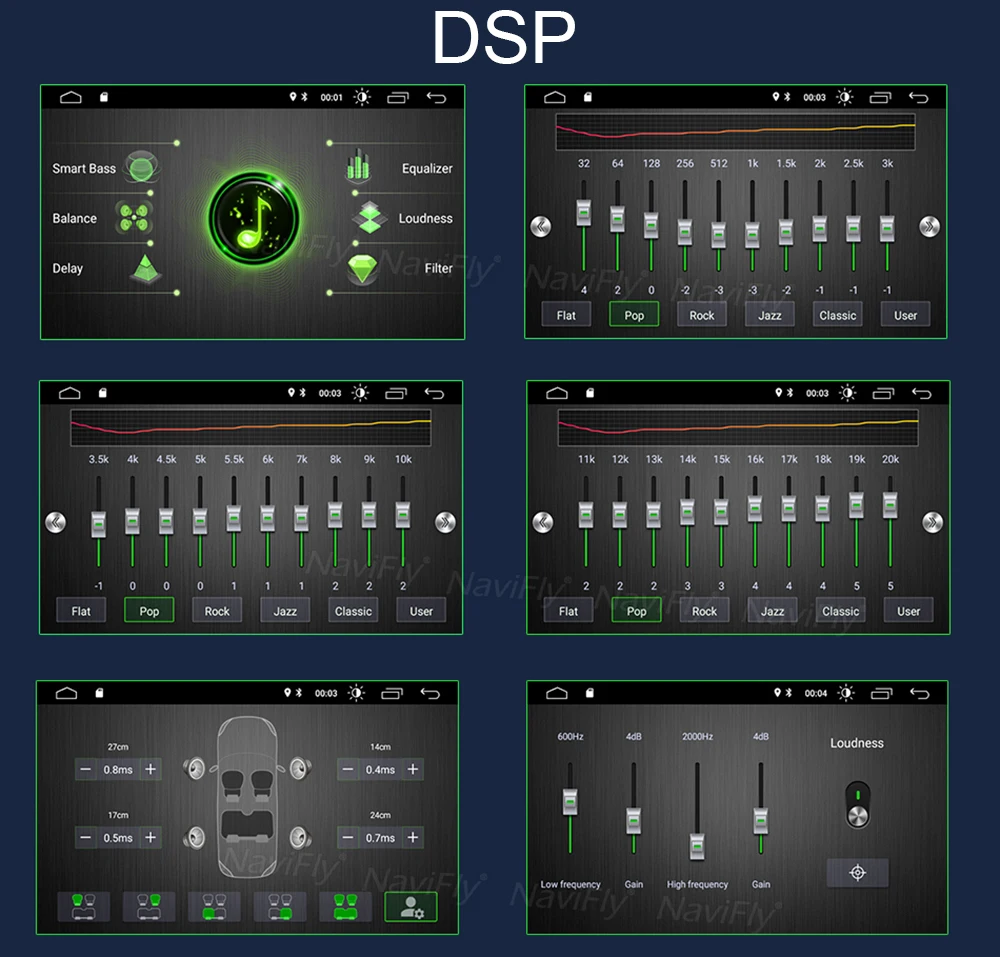 NaviFly 2 Din DSP 2G+ 3 2G Android 9 автомобильный мультимедийный плеер для Audi TT MK2 8J 2006 до 2012 gps Навигация dvd Радио стерео плеер