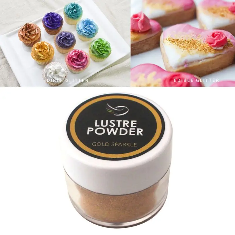 

2g Flash Glitter Powder Baked Edible Pigments Decorating Food Cake Biscuit Cake X43